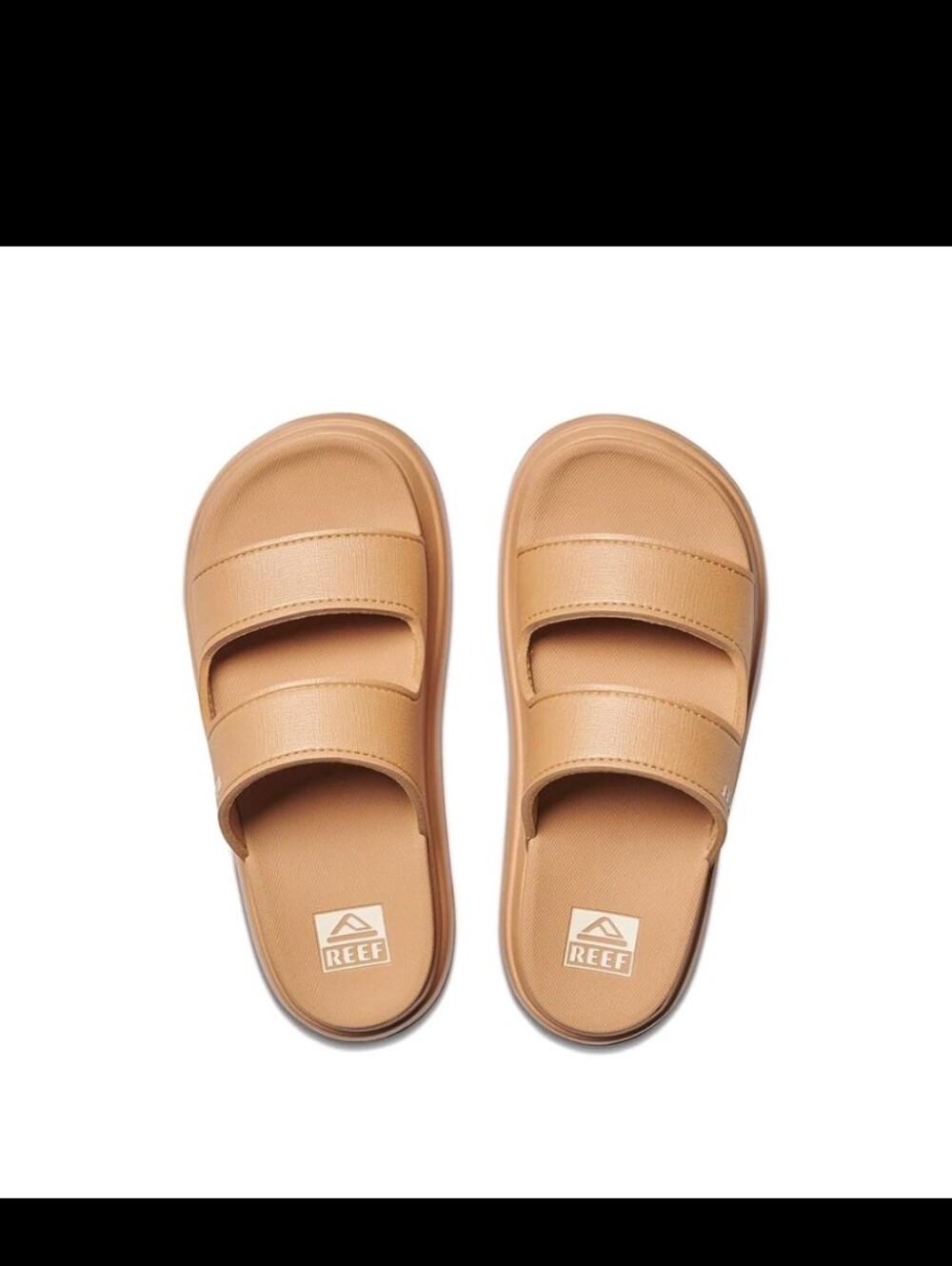 Reef Cushion Bondi 2 Bar Womens Platform Sandals Natural Lightweight EVA - Picture 5 of 9